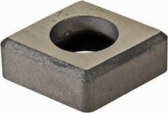 Made in USA - 1/2" Inscribed Circle, Diamond (Shape) Shim for Indexables - Carbide, 3/16" Thick, ICSN Shim Style, Negative Rake, Left Hand Cut - USA Tool & Supply