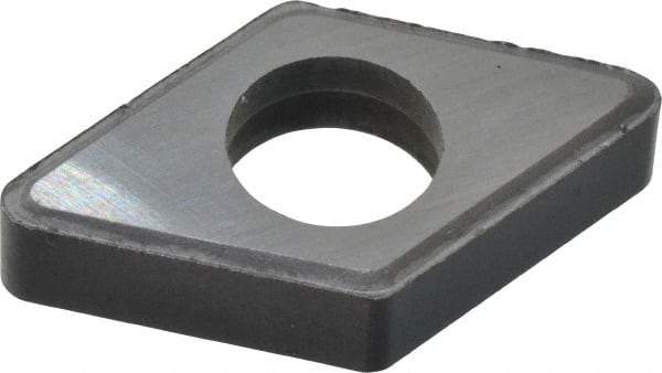 Made in USA - 1/2" Inscribed Circle, Diamond (Shape) Shim for Indexables - Carbide, 3/16" Thick, IDSN Shim Style, Negative Rake, Left Hand Cut - USA Tool & Supply