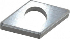 Made in USA - 5/8" Inscribed Circle, Diamond (Shape) Shim for Indexables - Carbide, 3/16" Thick, IDSN Shim Style, Negative Rake, Left Hand Cut - USA Tool & Supply