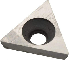 Made in USA - 3/8" Inscribed Circle, Triangle Shim for Indexables - Carbide, 1/8" Thick, PTP Shim Style, Positive Rake - USA Tool & Supply