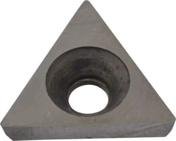 Made in USA - 1/2" Inscribed Circle, Triangle Shim for Indexables - Carbide, 1/8" Thick, PTP Shim Style, Positive Rake - USA Tool & Supply