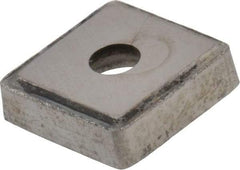 Made in USA - 1/2" Inscribed Circle, Square Shim for Indexables - Carbide, 1/8" Thick, PSQ Shim Style, Positive Rake - USA Tool & Supply