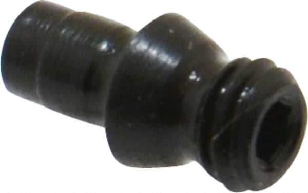 Made in USA - NL-33L, 3/8" Inscribed Circle, 5/64" Hex Socket, #10-32 Thread, Negative Lock Pin for Indexable Turning Tools - 0.41" OAL - USA Tool & Supply