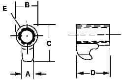 Iscar - Series Isoturn, CL Clamp for Indexables - USA Tool & Supply