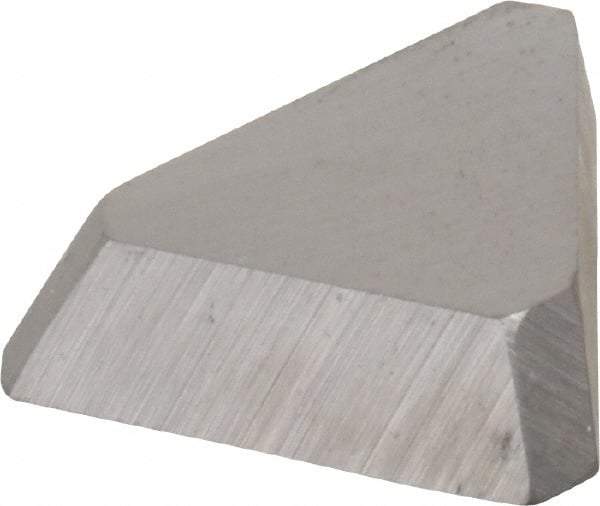 Made in USA - 3/8" Inscribed Circle, Triangle, T Chipbreaker for Indexables - Left Hand, Right Hand Cut, 0.094" Thick, 0.047" Effective Width, Carbide - USA Tool & Supply