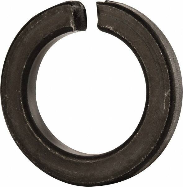 Value Collection - 1-5/8", 1.633" ID, 0.389" Thick Split Lock Washer - Grade 8 Spring Steel, Uncoated, 1.633" Min ID, 1.663" Max ID, 2.553" Max OD - USA Tool & Supply