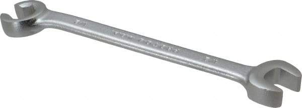 Proto - 1/2 x 1/2", Satin Finish, Combination Flare Nut Wrench - 6 Points, 6-7/16" OAL, Steel, Double End Head - USA Tool & Supply