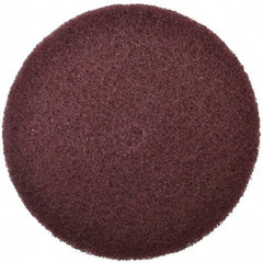 3M - 6" Fine Grade Aluminum Oxide Deburring Disc - 1/2" Center Hole, Arbor Connection, Maroon, 4,000 Max RPM - USA Tool & Supply