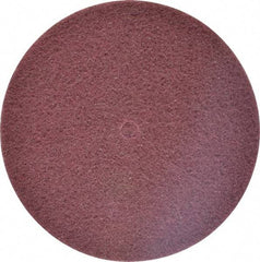 3M - 8" Fine Grade Aluminum Oxide Deburring Disc - 1/2" Center Hole, Arbor Connection, Maroon, 3,000 Max RPM - USA Tool & Supply