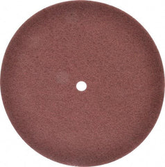 3M - 12" Very Fine Grade Aluminum Oxide Deburring Disc - 3/4" Center Hole, Arbor Connection, Maroon, 1,900 Max RPM - USA Tool & Supply