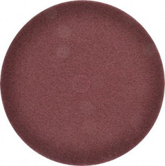 3M - 12" Very Fine Grade Aluminum Oxide Deburring Disc - 1-1/4" Center Hole, Arbor Connection, Maroon, 1,900 Max RPM - USA Tool & Supply