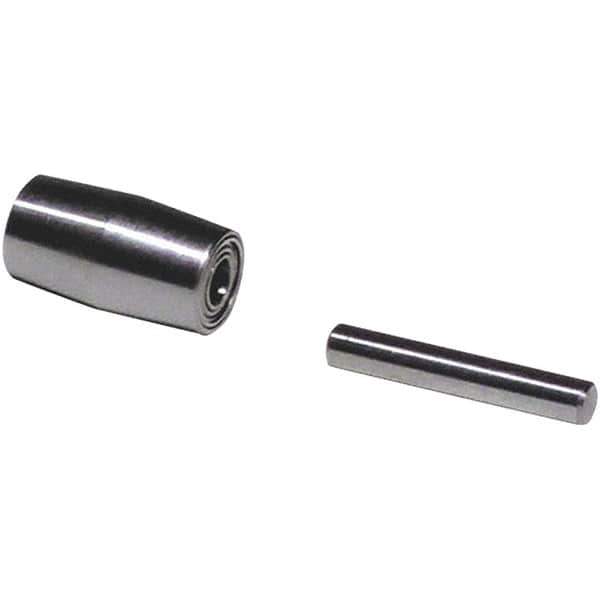 Dynabrade - 5/8" Diam x 5/8" Wide Contact Wheel - Crowned, Steel Face - USA Tool & Supply