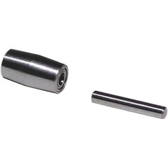 Dynabrade - 5/8" Diam x 5/8" Wide Contact Wheel - Crowned, Steel Face - USA Tool & Supply
