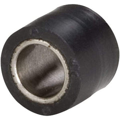 Dynabrade - 3/8" Diam x 3/8" Wide Contact Wheel - Crowned, 70 Duro Rubber Face - USA Tool & Supply