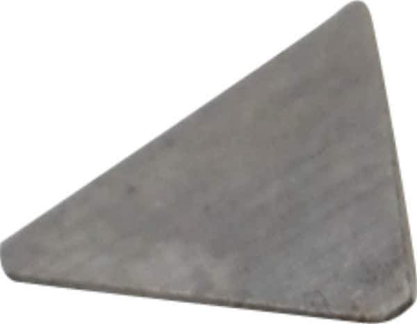 Made in USA - 1/4" Inscribed Circle, Triangle, T Chipbreaker for Indexables - Left Hand, Right Hand Cut, 0.063" Thick, 0.071" Effective Width, Carbide - USA Tool & Supply