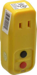 Tower - 1 Phase, 5-15P, 5-15R NEMA, 125 VAC, 15 Amp, GFCI Receptacle - 2 Pole, Residential Grade - USA Tool & Supply