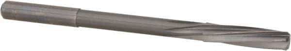 Magafor - 8.001mm Solid Carbide 6 Flute Chucking Reamer - Spiral Flute, 0.315" Straight Shank, 1-19/64" Flute Length, 4-5/8" OAL - USA Tool & Supply