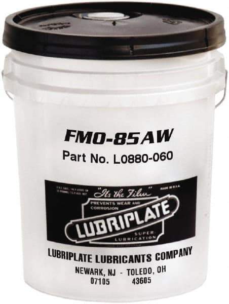 Lubriplate - 5 Gal Pail, Mineral Multipurpose Oil - SAE 5W, ISO 22, 21.26 cSt at 40°C, 3.95 cSt at 100°C, Food Grade - USA Tool & Supply