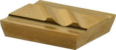 Kennametal - NPR505, KC730 Grade Carbide Profiling Insert - TiN Finish, 55° Incl Angle, Parallelogram, 0.4567" Side Length, 1/8" Thick, 0.1mm Corner Radius - USA Tool & Supply