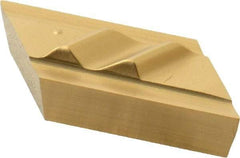 Kennametal - NPL505, KC730 Grade Carbide Profiling Insert - TiN Finish, 55° Incl Angle, Parallelogram, 0.4567" Side Length, 1/8" Thick, 0.1mm Corner Radius - USA Tool & Supply