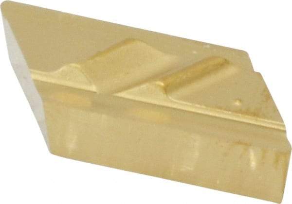 Kennametal - NPL51, KC730 Grade Carbide Profiling Insert - TiN Finish, 55° Incl Angle, Parallelogram, 0.4567" Side Length, 1/8" Thick, 1/64" Corner Radius - USA Tool & Supply