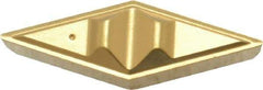 Kennametal - VPGR331, KC850 Grade Carbide Profiling Insert - TiC/TiCN/TiN Finish, 35° Incl Angle, Diamond, 0.6539" Side Length, 3/16" Thick, 1/64" Corner Radius, 3/8" Inscribed Circle - USA Tool & Supply