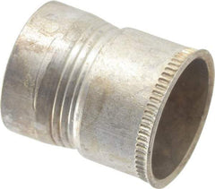 Made in USA - M8x1.25 Metric Coarse, Cadmium-Plated, Aluminum Knurled Rivet Nut Inserts - 0.76mm to 2.29mm Grip, 12.7mm Drill Size, 13.41mm Body Diam - USA Tool & Supply