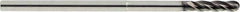 OSG - 1/4" Diam, 1" LOC, 4 Flute Solid Carbide Ball End Mill - Diamond Finish, Single End, 4" OAL, 1/4" Shank Diam, Spiral Flute - USA Tool & Supply