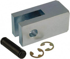 ARO/Ingersoll-Rand - Air Cylinder Rod Clevis - For 1-1/8" Air Cylinders, Use with ARO/Ingersoll Rand Micro-Air Cylinders - USA Tool & Supply
