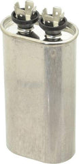 Value Collection - 12-1/2 Microfarad Motor Capacitor - 440 Volts, 2.16" Wide x 1.31" Deep x 3-3/4" High - USA Tool & Supply