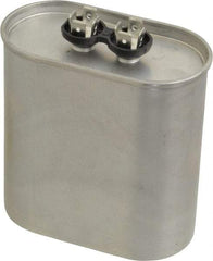 Value Collection - 60 Microfarad Motor Capacitor - 440 Volts, 3.66" Wide x 1.97" Deep x 3-3/4" High - USA Tool & Supply