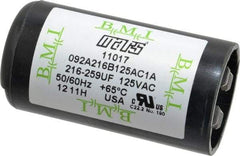 Value Collection - 216-259 Microfarad Motor Capacitor - 110/125 Volts - USA Tool & Supply