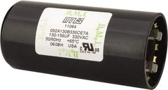 Value Collection - 130-156 Microfarad Motor Capacitor - 330 Volts - USA Tool & Supply