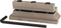 Iscar - Tool Block Style SGTBN, 19mm Blade Height, 76mm OAL, 30mm OAH, Indexable Cutoff Blade Tool Block - 16mm Shank Height, 16mm Shank Width, Reversible, Through Coolant, Series Self Grip - USA Tool & Supply