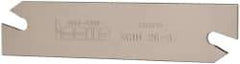 Iscar - 1.0236" Blade Height, 0.0945" Blade Width, 4.3307" OAL, Right Hand Cut, Double End Indexable Cut-Off Blade - SGIH Blade, Self Grip Series - USA Tool & Supply