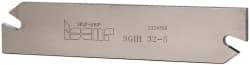 Iscar - 1.2598" Blade Height, 0.1575" Blade Width, 5.9055" OAL, Right Hand Cut, Double End Indexable Cut-Off Blade - SGIH Blade, Self Grip Series - USA Tool & Supply