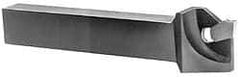 Iscar - SGTH, Left Hand Cut, 1.38" Max Workpc Diam, GFN, GFR Insert, Indexable Cutoff Toolholder - 1/2" Shank Width, 3/4" Shank Height, 4.33" OAL - USA Tool & Supply