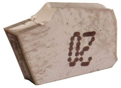 Iscar - GTR4 IC20 Grade, 0.1614" Cutting Width, Carbide Cutoff Insert - 8° Right Hand Lead Angle, 0.0094" Cnr Rad, Single End - USA Tool & Supply