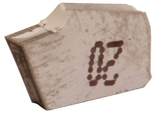 Iscar - GTL2 IC354 Grade, 0.0866" Cutting Width, Carbide Cutoff Insert - 4° Left Hand Lead Angle, 0.0063" Cnr Rad, TiCN Coated, Single End - USA Tool & Supply