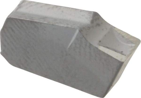 Iscar - GTN3 IC20 Grade, 0.122" Cutting Width, Carbide Cutoff Insert - 0° Neutral Lead Angle, 0.0079" Cnr Rad, Single End - USA Tool & Supply