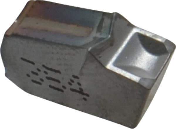Iscar - GTR4 IC354 Grade, 0.1614" Cutting Width, Carbide Cutoff Insert - 4° Right Hand Lead Angle, 0.0094" Cnr Rad, TiCN Coated, Single End - USA Tool & Supply