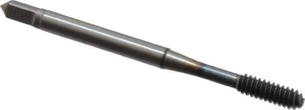 OSG - #6-32 UNC H4 Thread Limit Bottoming Thread Forming Tap - Cobalt, TiCN Finish, 2" OAL, 11/16" Thread Length, Right Hand Thread, Series HY-PRO NRT - Exact Industrial Supply