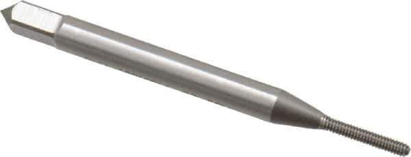 OSG - #0-80 UNF H3 Thread Limit Bottoming Thread Forming Tap - Cobalt, Bright Finish, 1-5/8" OAL, 5/16" Thread Length, Right Hand Thread, Series HY-PRO NRT - USA Tool & Supply