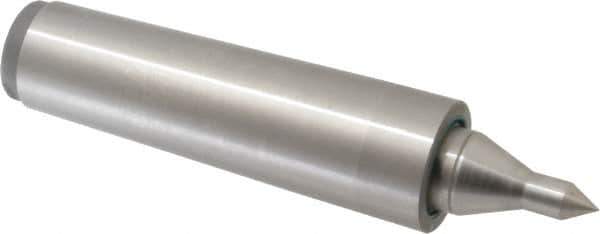 Royal Products - MT5 Taper Shank, 1-3/4" Head Diam 1,835 Lb Capacity Live Center - 4,500 Max RPM, 1.0938" Point Diam, 2" Point Len, 1,050 Lb Max Workpc, 8-1/16" OAL, 1/2" Tip Diam, Long Point - USA Tool & Supply