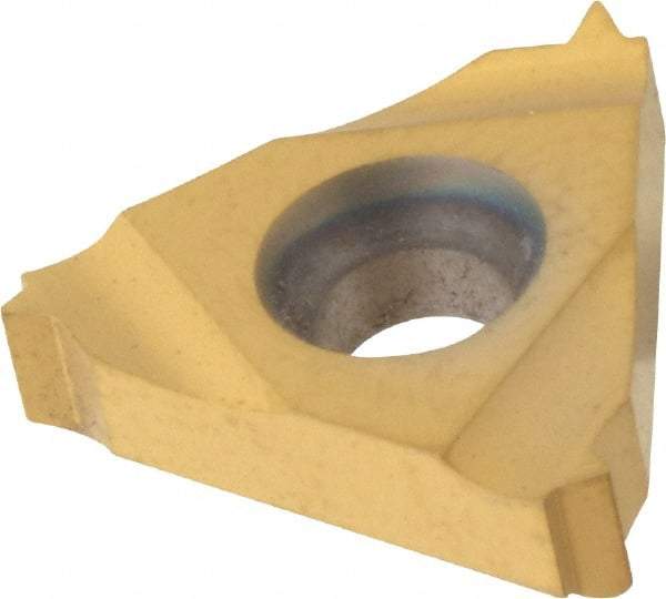 Carmex - 16IR Internal Right Hand 16 UN Laydown Threading Insert - Grade P25C, TiN Coated Carbide - USA Tool & Supply