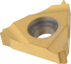 Carmex - 16IR Internal Right Hand 16 UN Laydown Threading Insert - Grade P25C, TiN Coated Carbide - USA Tool & Supply