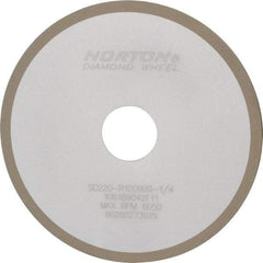 Norton - 6" Diam x 1-1/4" Hole x 1/8" Thick, 220 Grit Surface Grinding Wheel - Diamond, Type 1A1, Very Fine Grade, Resinoid Bond - USA Tool & Supply