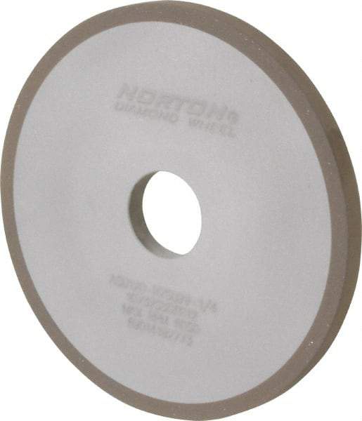 Norton - 6" Diam x 1-1/4" Hole x 3/8" Thick, 120 Grit Surface Grinding Wheel - Diamond, Type 1A1, Fine Grade, Resinoid Bond - USA Tool & Supply