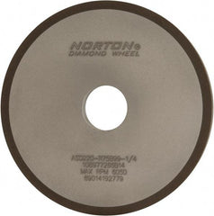 Norton - 6" Diam x 1-1/4" Hole x 1/2" Thick, 220 Grit Surface Grinding Wheel - Diamond, Type 1A1, Very Fine Grade, Resinoid Bond - USA Tool & Supply