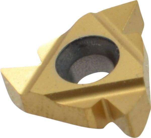 Carmex - 16ER External Right Hand 14-8 Partial Profile 60° Laydown Threading Insert - Grade MXC, TiN Coated Carbide - USA Tool & Supply